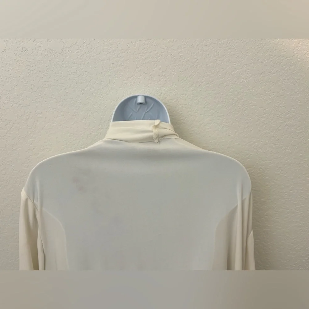 Vtg R&M Richards by Karen Kwong Sz 2x Womens Open Cardigan Cream Ivory Drape​ - Picture 7 of 9